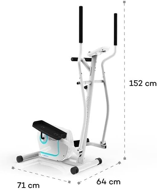 Klarfit Myon Cycle Heimtrainer Fahrrad - Ergometer Fahrrad mit 12 kg Schwungmasse, Hometrainer mit P
