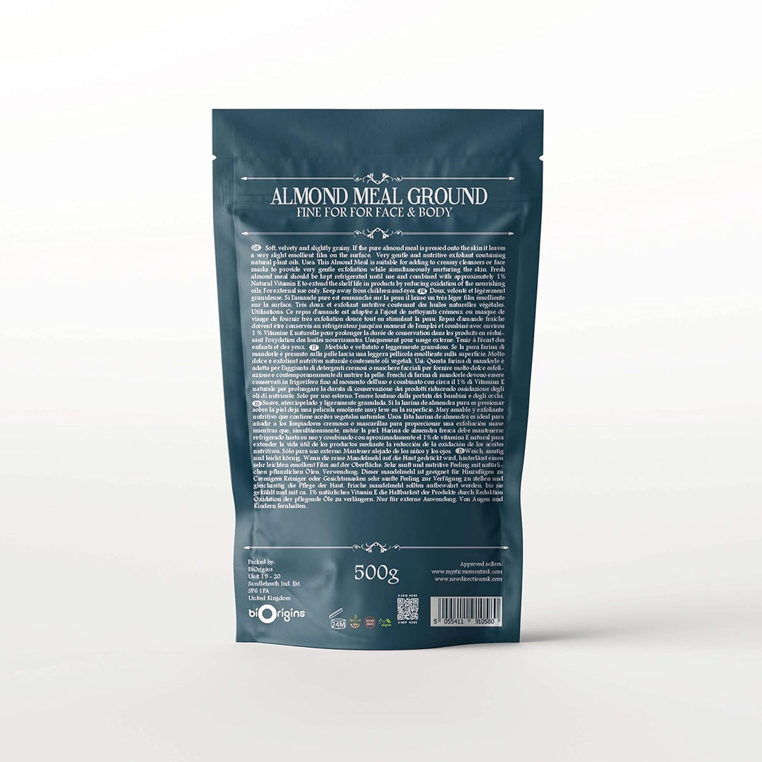 Mystic Moments | Mandelmehl-Peeling Prunus dulcis | 500g | Prunus dulcis Mandelmehl mit weicher, sam