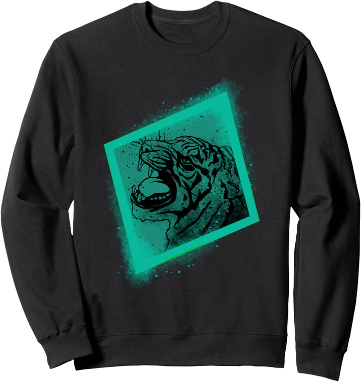 Ehrfürchtiger Tiger Big Cat Tiger Sweatshirt