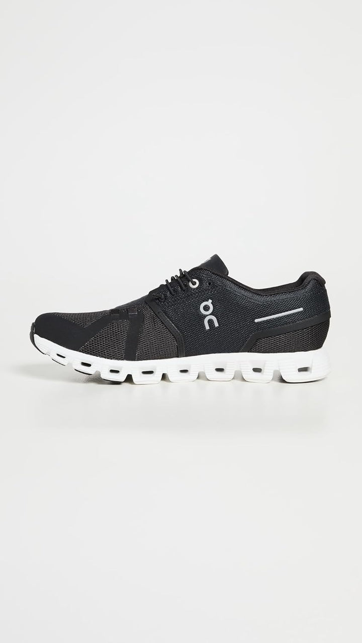 ON Herren Cloud 5Sneaker 40.5 EU Schwarz Weiss, 40.5 EU Schwarz Weiß