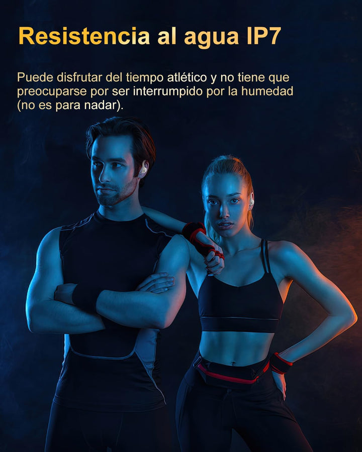 Bluetooth Kopfhörer Sport, in Ear Kopfhörer Kabellos Bluetooth 5.3 mit HD Mic, Herausragender Sound,