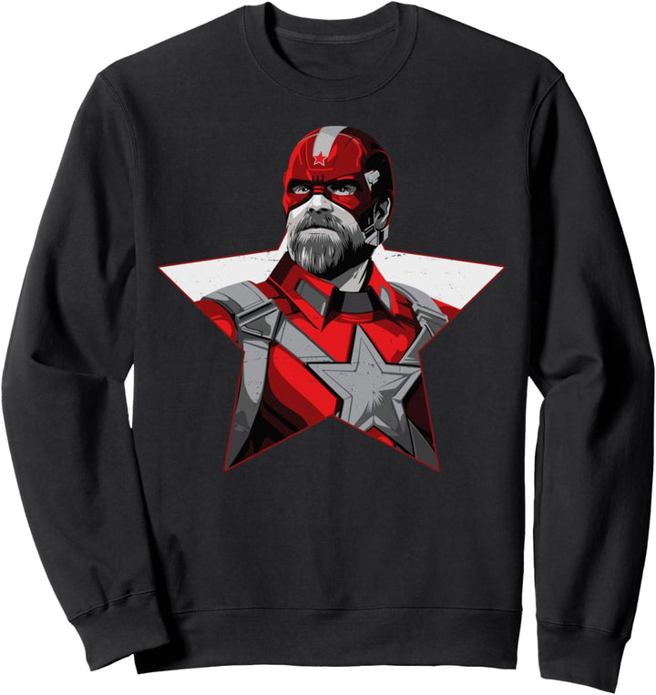 Marvel Black Widow Red Guardian Star Sweatshirt