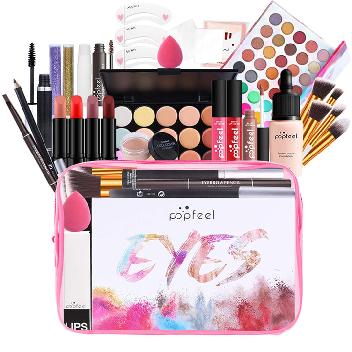 FantasyDay Multifunktions Exquisite Kosmetik Geschenkset Make-up Schmink Kit für Gesicht, Augen und