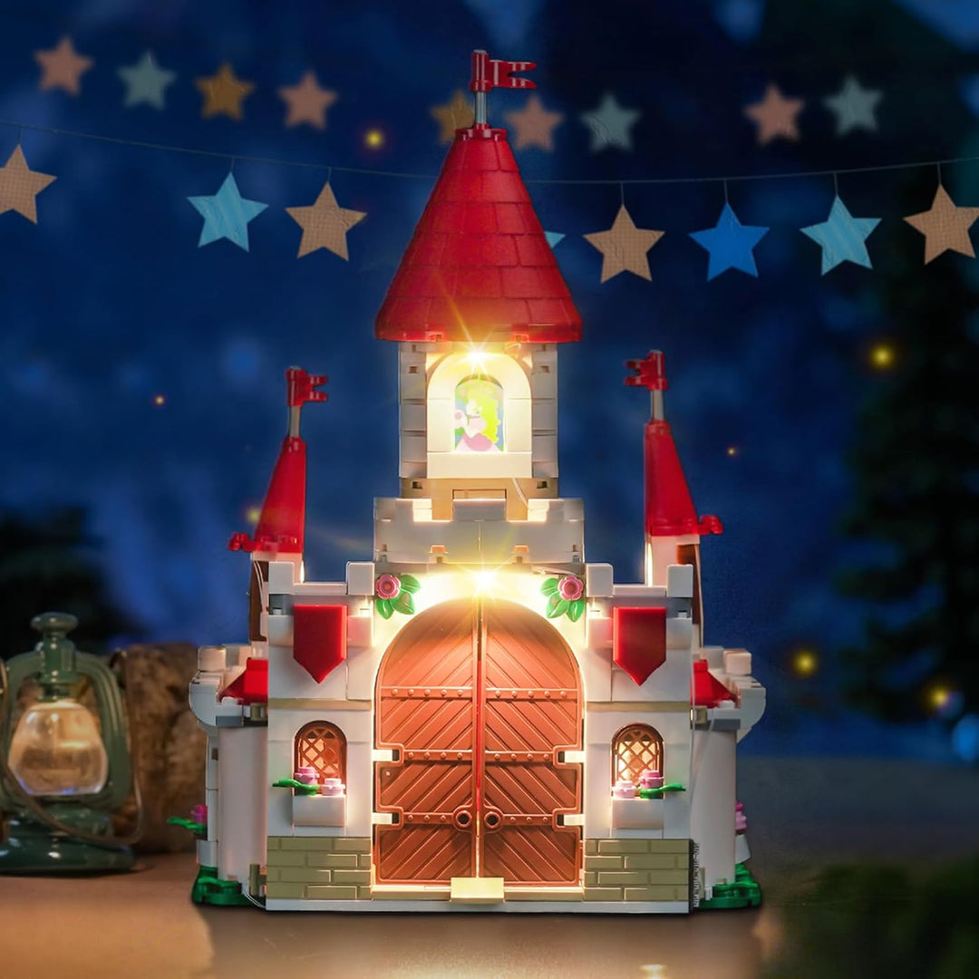 Led Licht Set Kompatibel mit Lego Battle with Roy at Peach's Castle (Kein Modell), Dekorationsbeleuc