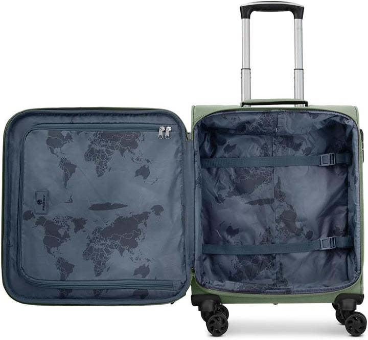 Franky Kabinen-Koffer für Damen und Herren | Kleiner Cabin-Trolley 40 x 20 x 55 cm aus hochwertigem,