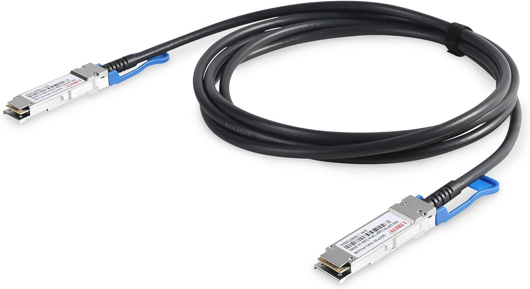 DIGITUS 100G QSFP28 Direct Attach Cable Bis zu 28.3125Gbps Datenrate per Channel 3m