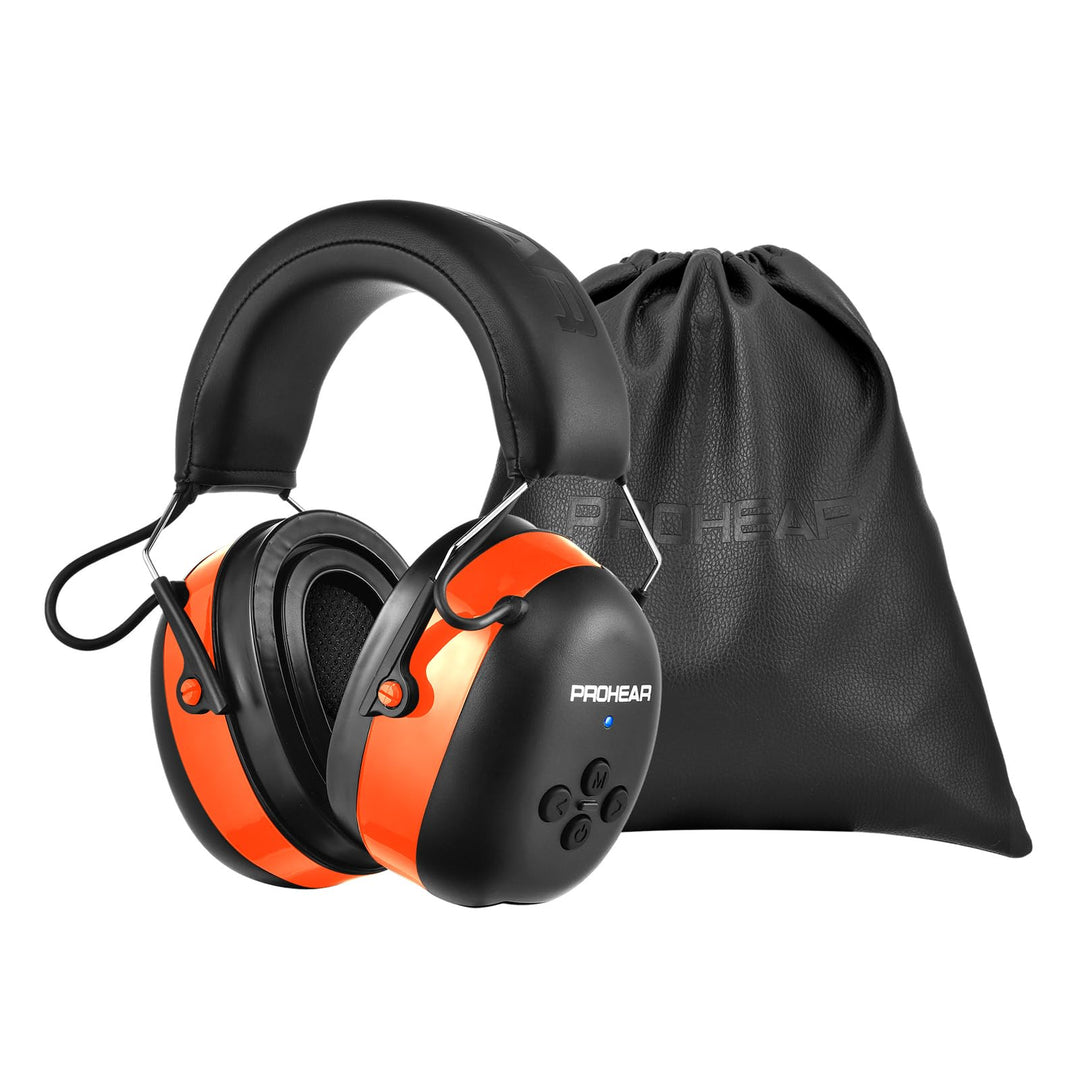 037 Gehörschutz mit Bluetooth, BT 5.3-Technologie Kopfhörer mit Eingebautem Mikrofon und Lärmreduzie