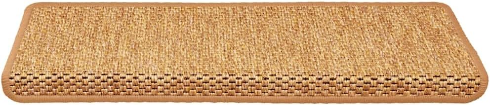 vidaXL Stufenmatten Selbstklebend Sisal-Optik 30 STK. 65x21x4cm Orange, Treppenmatten, Treppenteppic