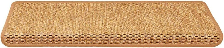 vidaXL Stufenmatten Selbstklebend Sisal-Optik 30 STK. 65x21x4cm Orange, Treppenmatten, Treppenteppic