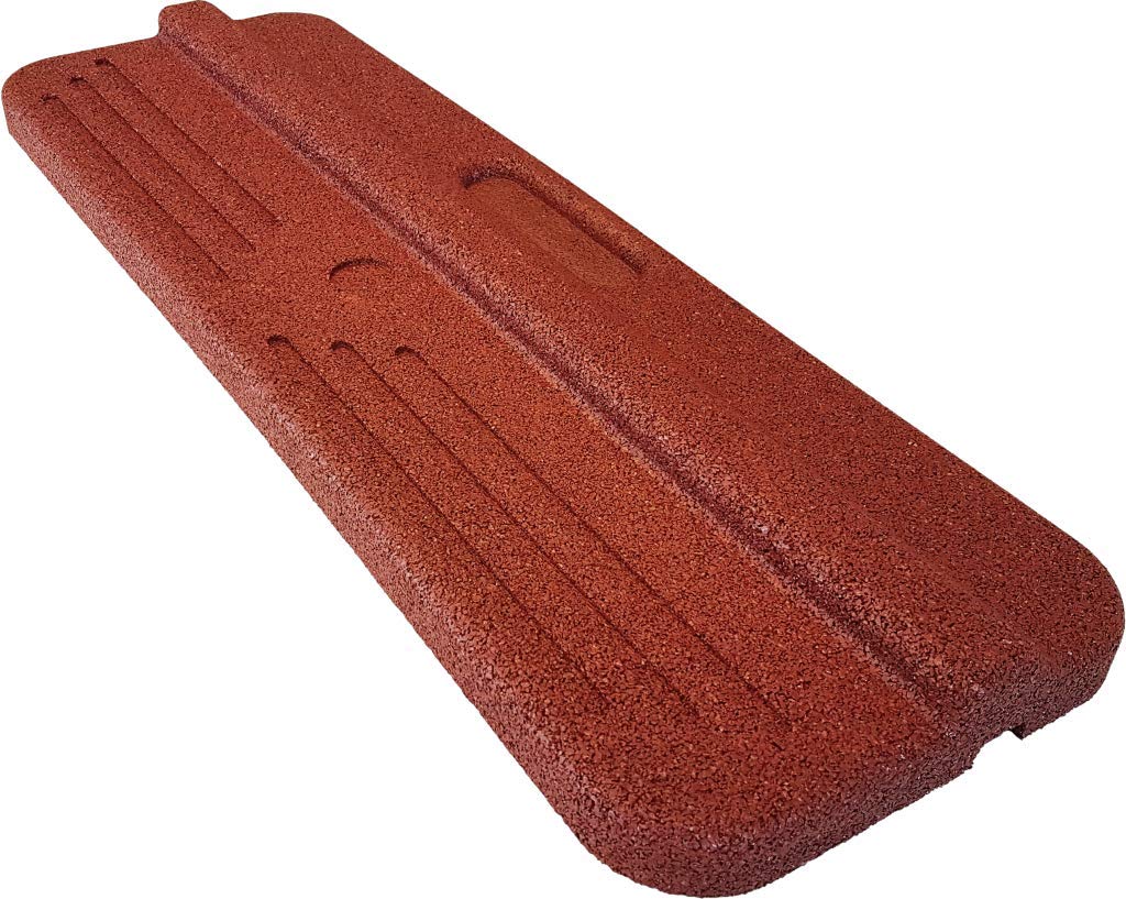 Leitermatte Leitersicherung ROT Antirutschmatte Stoppermatte Standfuss Leiter Bodenschoner 75 x 25 x