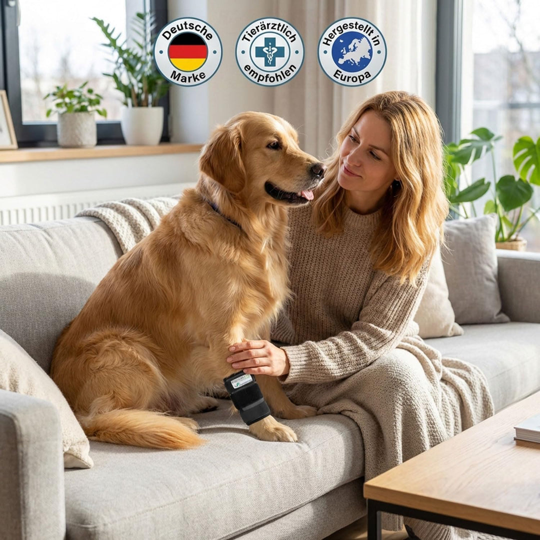 Nature Pet Medium Reha Bandage für den Vorderlauf des Hundes (S, Grau) S Grau, S Grau