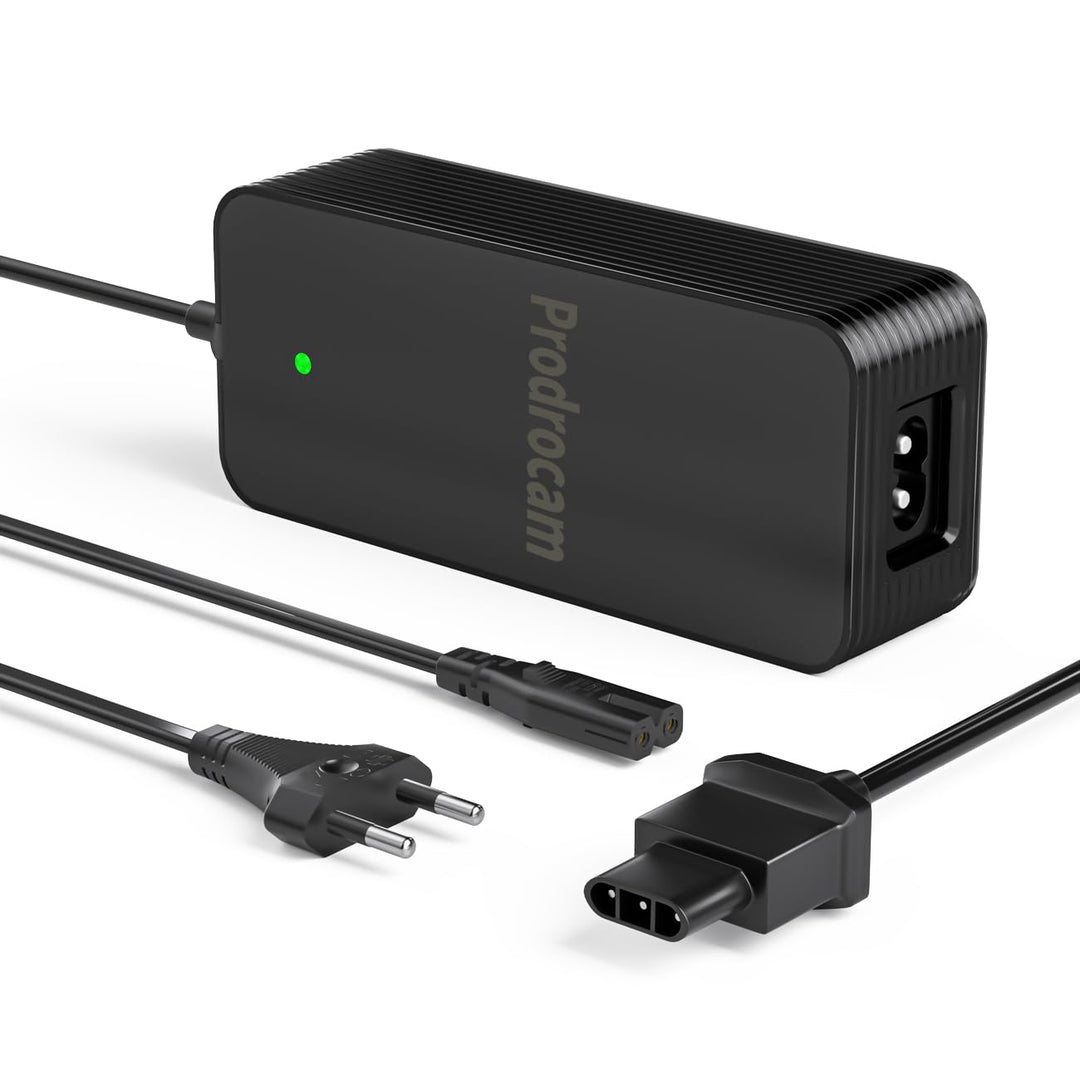 Prodrocam 53,5V 2A Ladegerät für NIU KQi3, 46,8V Akku Ladegerät für NIU KQi3 Pro / KQi3 Max / KQi3 S