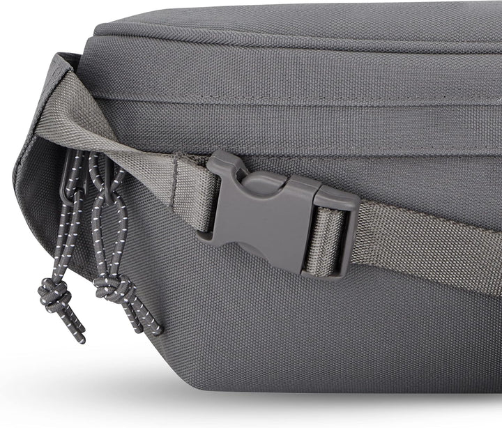 JOHNNY URBAN Bauchtasche Damen &amp; Herren Grau - Tom - Gürteltasche Mit Flexiblem Gurt für Festival -