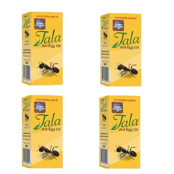 4x Tala Ant Egg Oil Ameiseneieröl Haarentfernungsöl Tüy Dökücü Hair Removal Karınca Yumurta Yağı