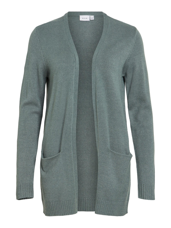Vila Female Strickjacke VIRIL Basic Strick | Cardigan XS Balsam Green1, XS Balsam Green1