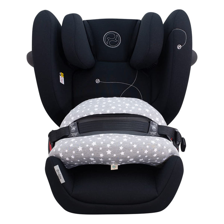 JYOKO KIDS Bezug Kompatibel mit Cybex Pallas G I-SIZE (Zubehör Pallas G, WHITE STAR) Zubehör Pallas
