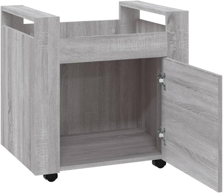 vidaXL Bürowagen, Rollcontainer mit viel Stauraum, Rollschrank für Wohnzimmer Büro Schlafzimmer, Bür
