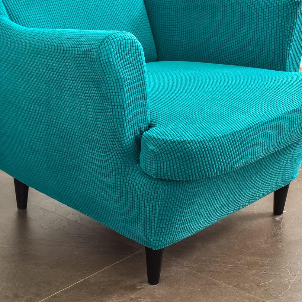 CHNSHOME Sesselhusse Ohrensessel 2 Stück Ohrensessel Bezug Elastisch Ohrensessel Überzug Bezug Sesse