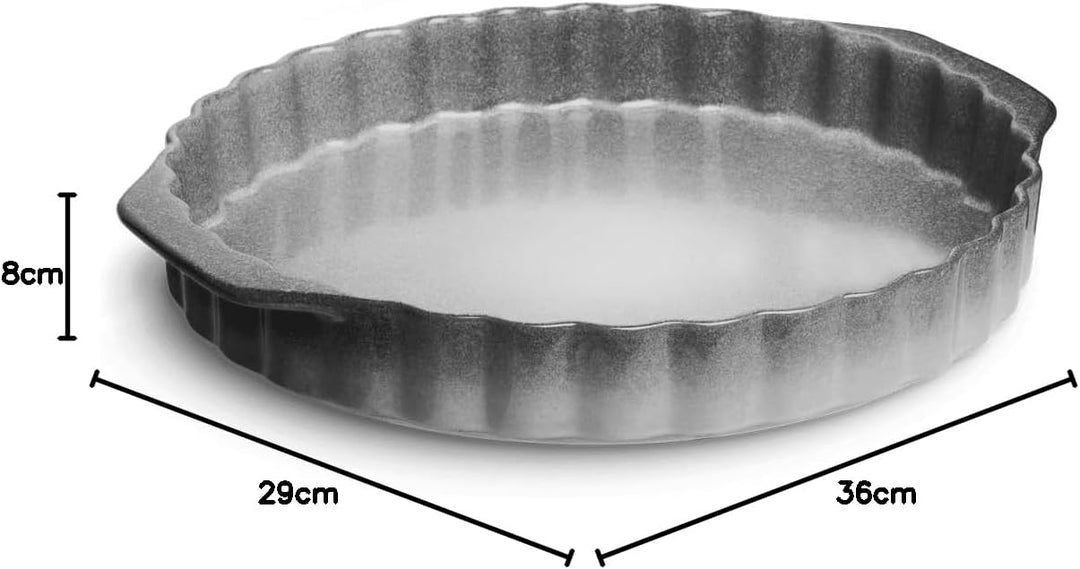 SPRINGLANE Keramik Auflauf- und Tarteform Misty Cliff 2er-Set gross Large 2-Piece Set (Mixed), Large