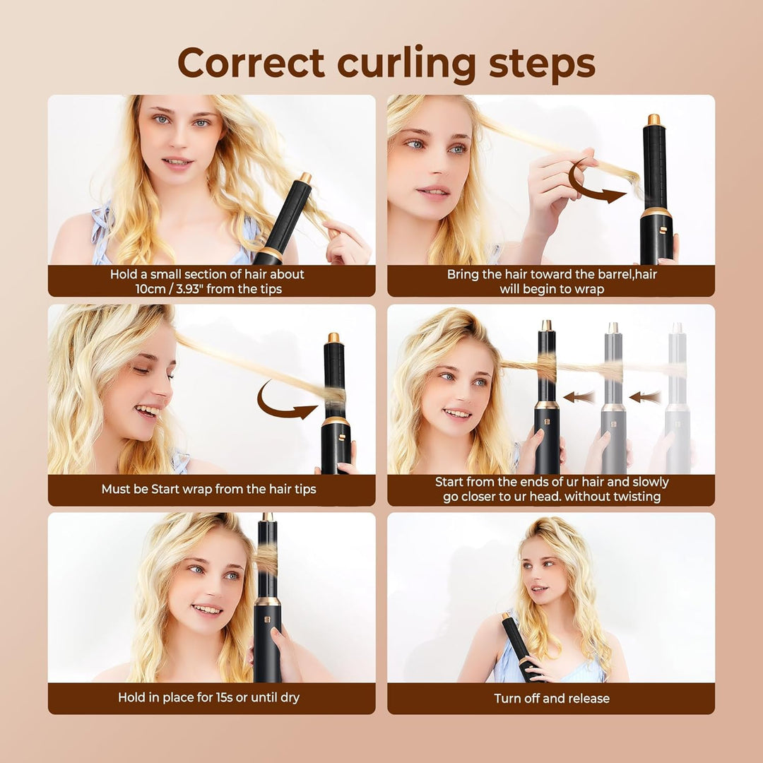 Pro Air Brush 5 in 1 Haarstyler Hairstyler Warmluftbürste 5 in 1 Atopskins Airbrush 5 In 1 Air Style