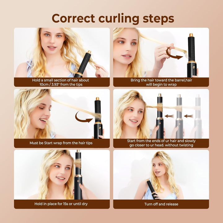 Pro Air Brush 5 in 1 Haarstyler Hairstyler Warmluftbürste 5 in 1 Atopskins Airbrush 5 In 1 Air Style