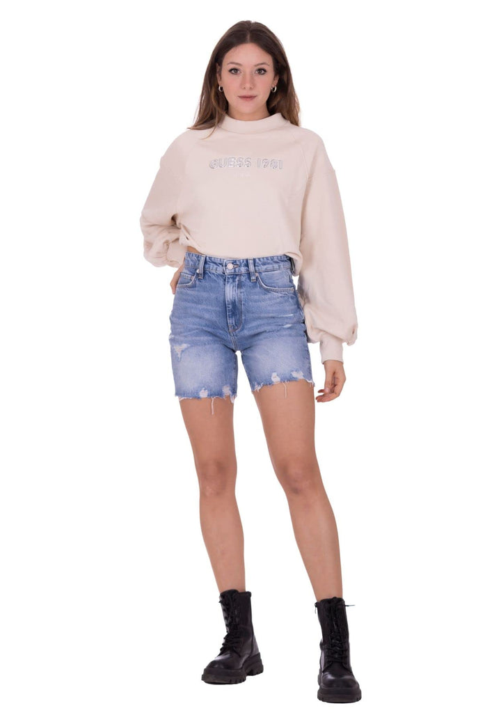 Guess Shorts aus Baumwolle, Twill, für Damen, 80 s Pedal 28, 28