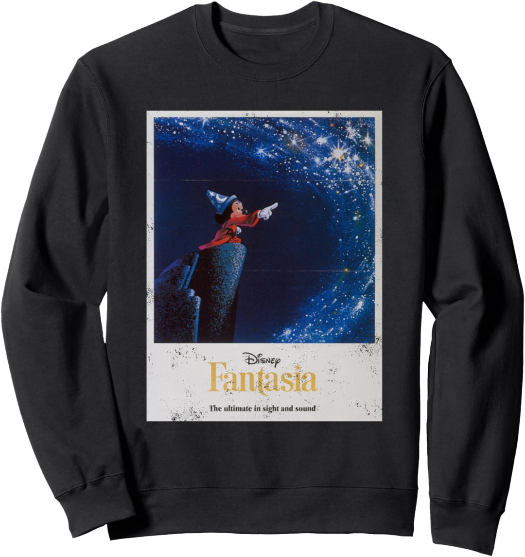 Disney Mickey Mouse Fantasia Retro Poster Sweatshirt