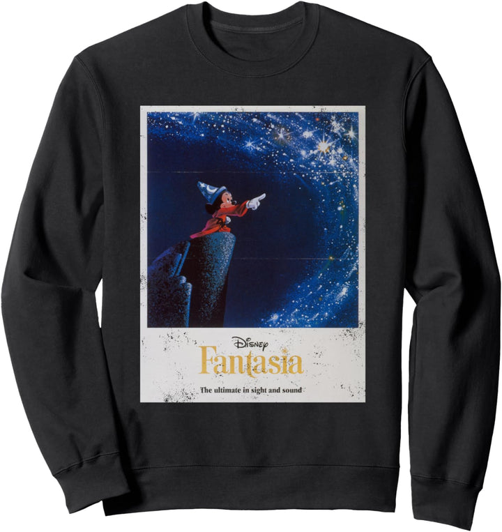 Disney Mickey Mouse Fantasia Retro Poster Sweatshirt