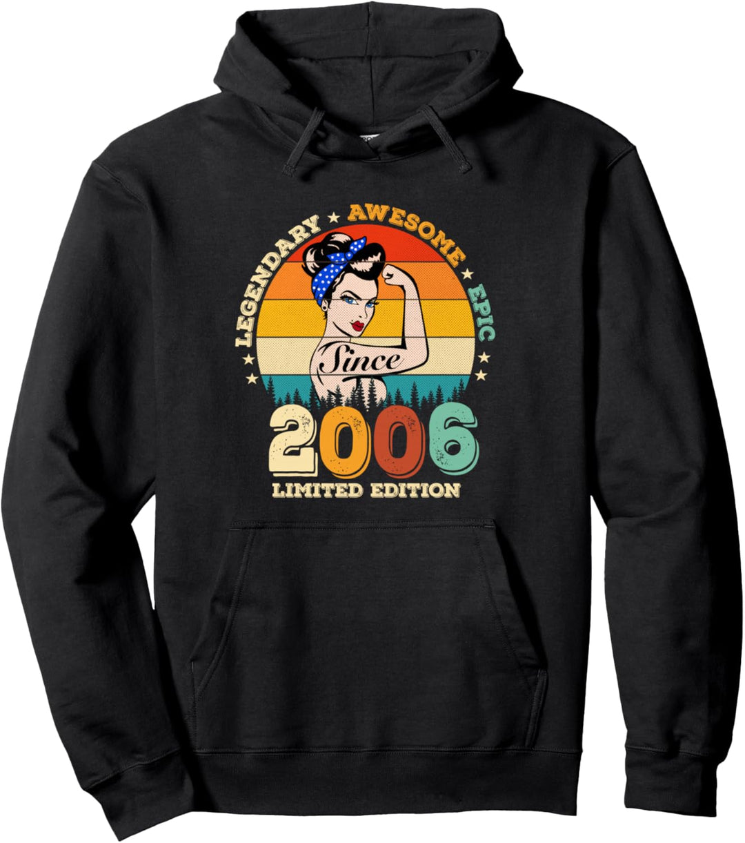 18 Jahre alt, seit 2006 legendär, tolle Frauen zum 18. Geburtstag Pullover Hoodie