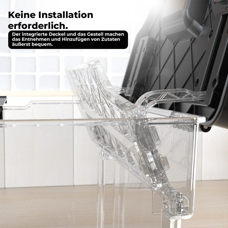 Sous Vide Behälter mit Deckel Sous Vide Container mit Rack 11L für Sous Vide Stick Garer Mehrere Mar