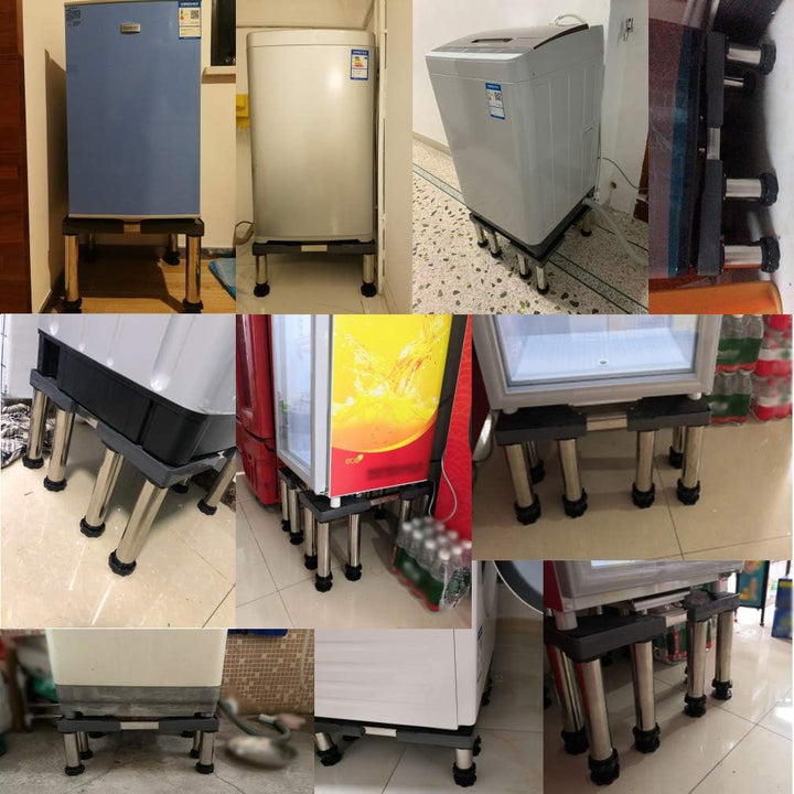 Waschmaschine Sockel MiSMiAO Untergestell für Kühlschrank 45-65cm Einziehbare Verstellbare Sockel fü