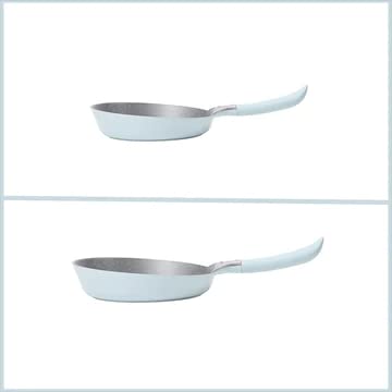 AKIS LE MACARON Pfannenset aus Aluminiumguss 2tlg. Bratpfannen 24cm 28cm Blau Pfannen 24cm+ Pfannen