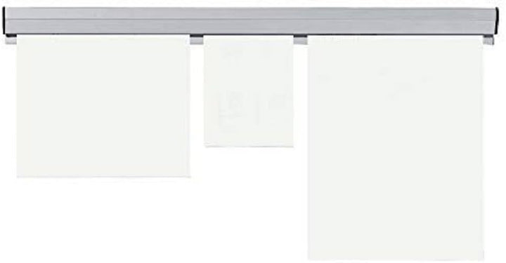 FRANKEN Papierklemmschiene, 100 x 4 cm, grau, Kunststoff, PKS100 100 cm, 100 cm