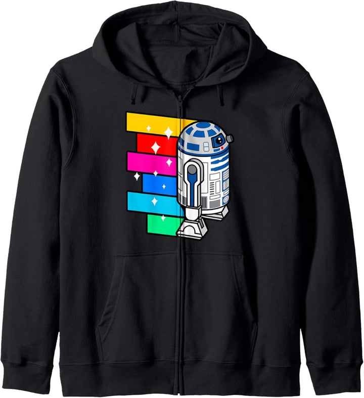 Star Wars R2-D2 Rainbow Run Kapuzenjacke