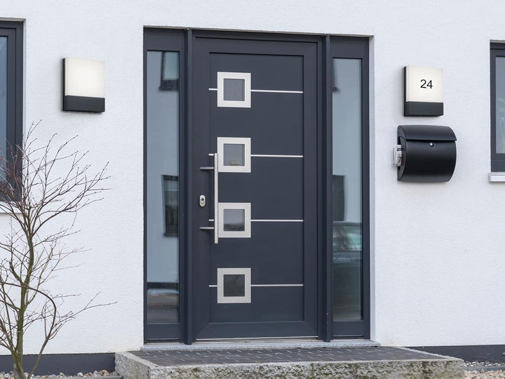 Trio Leuchten LED Aussen Wandleuchte 227760142 Pecos, Aluminium anthrazit, 6 Watt LED N.a., N.a.