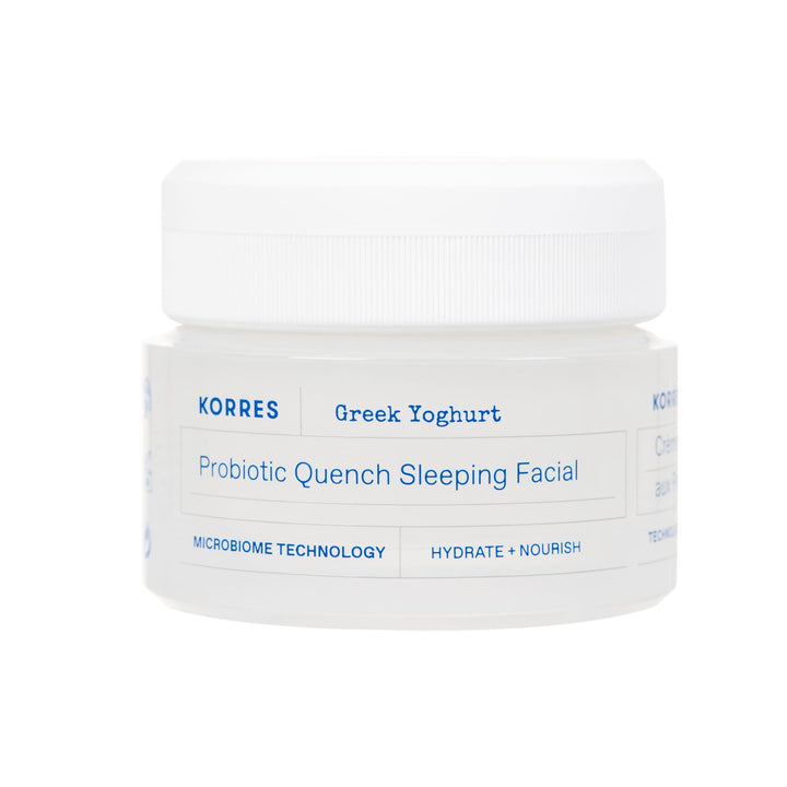KORRES GREEK YOGHURT Beruhigende probiotische Nachtcreme für das Gesicht, dermatologisch getestet, 4
