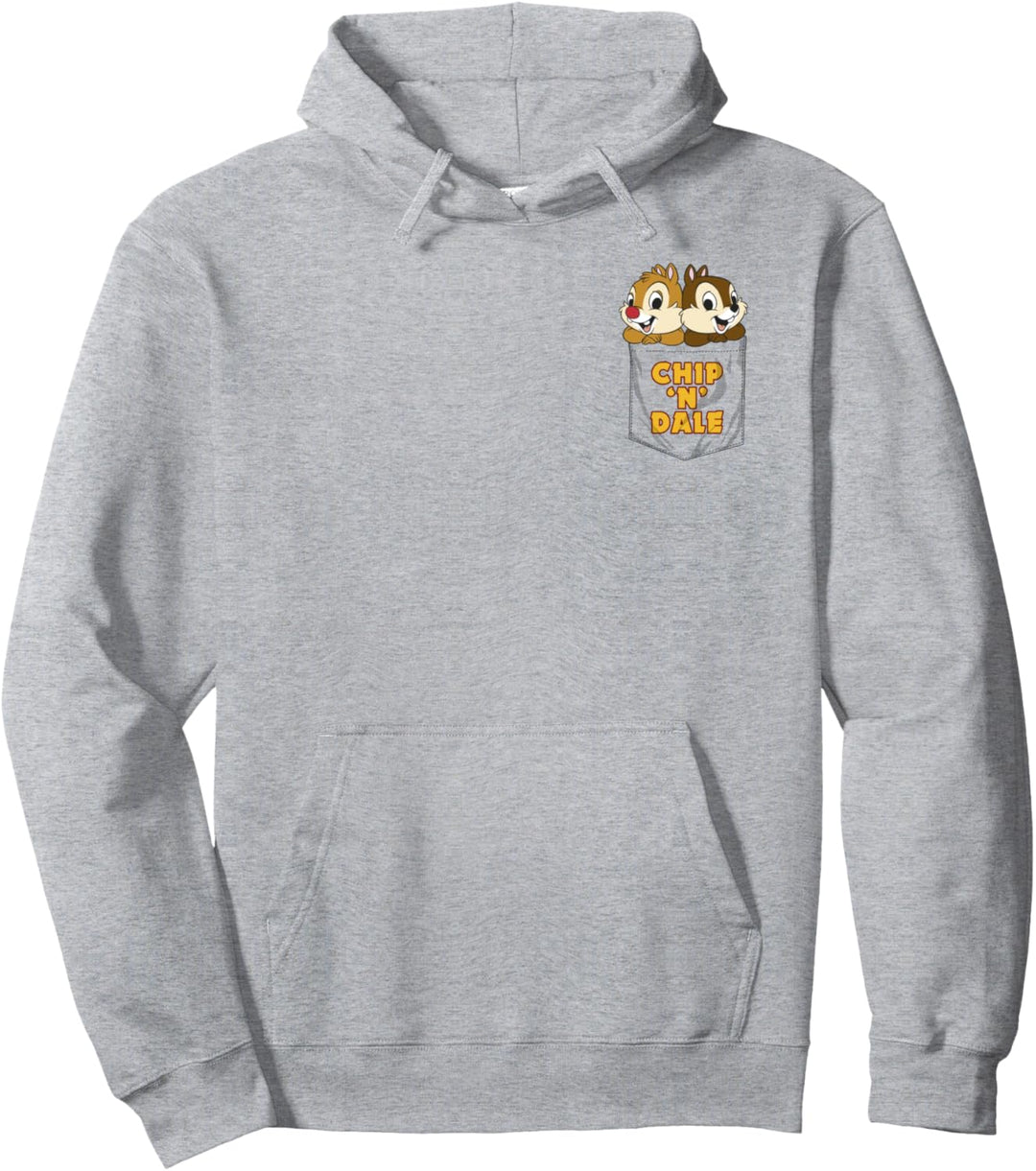 Disney Chip 'N Dale Faux Pocket Pullover Hoodie