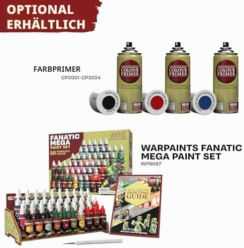 The Army Painter, Warpaints Fanatic Flexible Triad: Deep Greens, 6 x 18 ml Acrylfarbe, Miniatur-Hobb