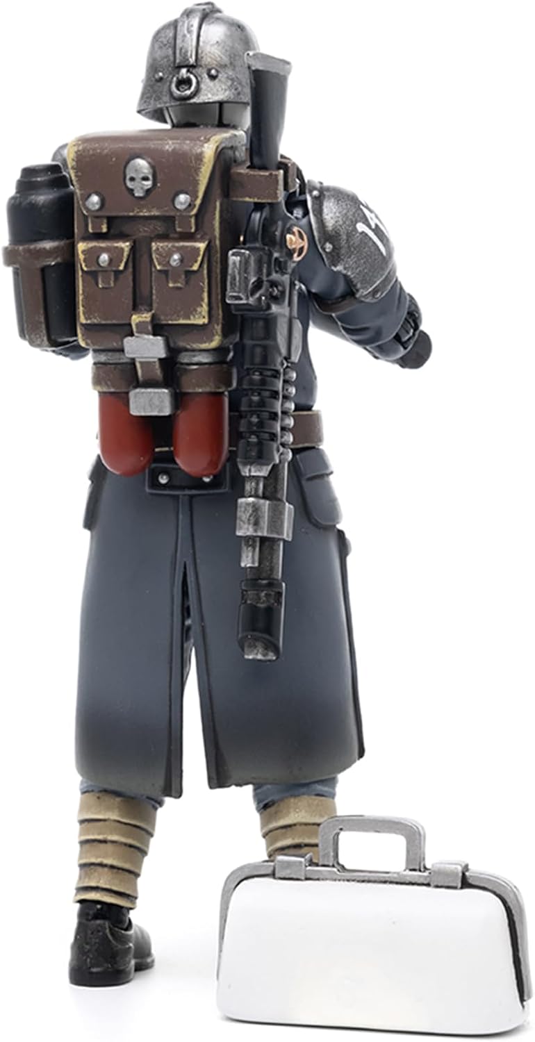 JOYTOY Warhammer 40K Astra Militarum Death Korps of Krieg Veteran Squad Guardsman Medic 1/18 Action