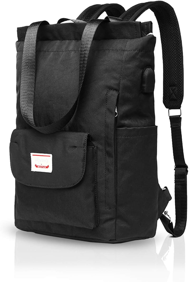 FANDARE Unisex Rucksack Casual Schultertasche mit USB Ladeanschluss Gepäckband Schultasche Daypack f