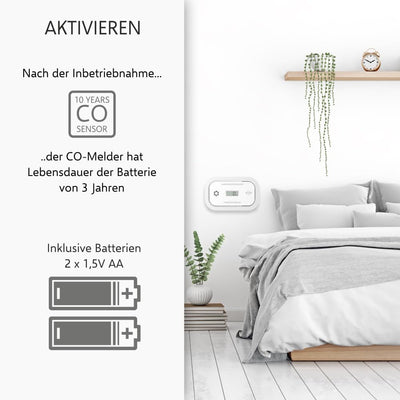 ELRO FC5003 Kohlenmonoxidmelder - 10-Jahres-Sensor - mit Display