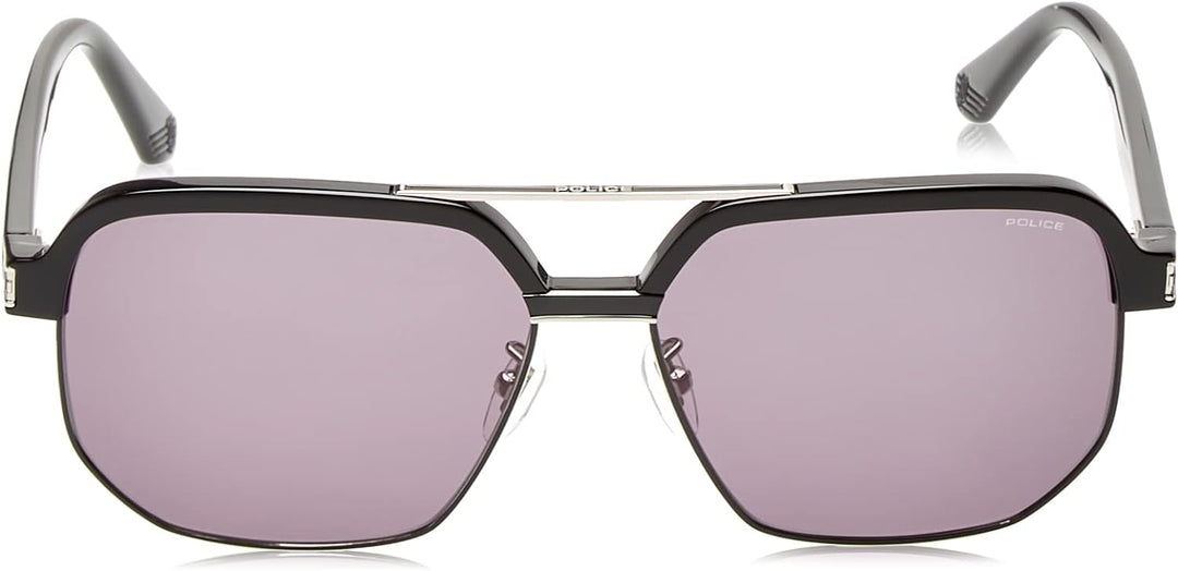 Police Unisex SPLF11 Sunglasses, Black, 61
