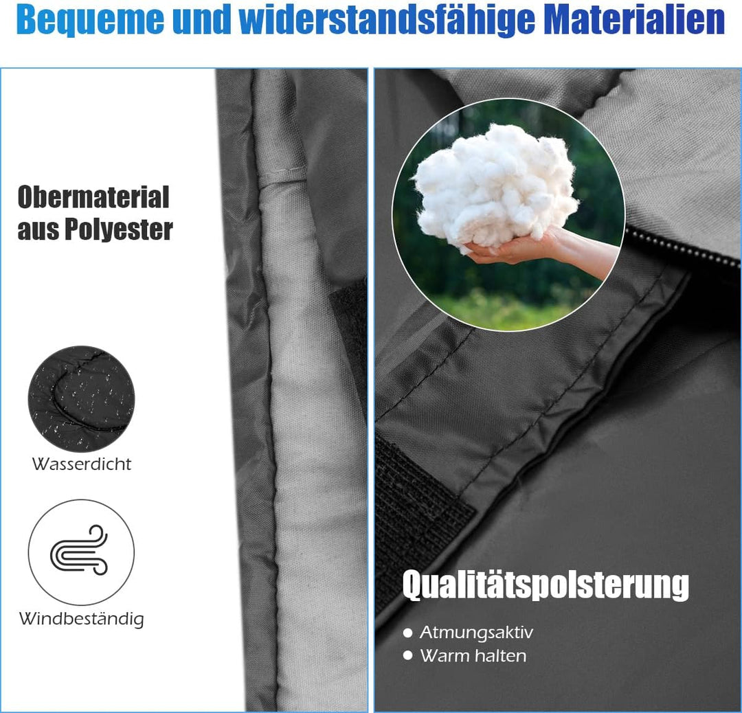 DREAMADE Doppel-Schlafsack, 2 in 1 Outdoor Schlafsack, Doppel Deckenschlafsack, Sommerschlafsack 2er