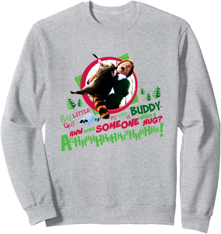 Elf Hey Little Guy Does Somebody Need a Hug? Weihnachten Sweatshirt
