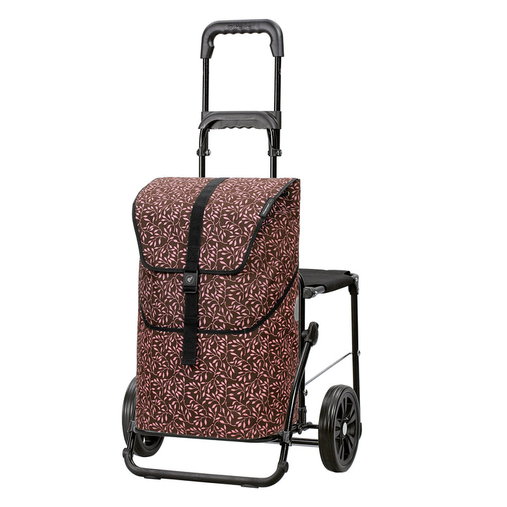 ANDERSEN Einkaufstrolley - Komfort Shopper Imea Rose 46 L robust,Shopping, klappbar, mit Sitz, multi