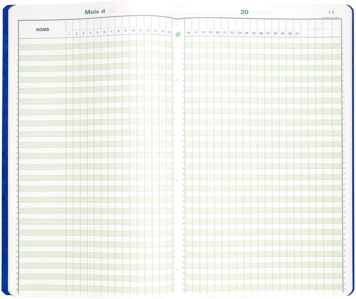 Piqure 40x24cm - Pointage 46 Lignes 80pages