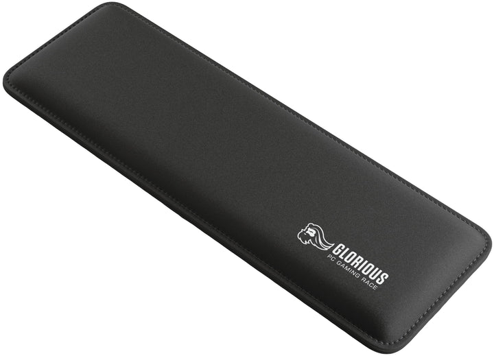 Glorious Gaming Padded Keyboard Wrist Rest (Kompakt, 17 mm stark) - gesteppte Ränder, glatte Stoffob
