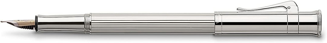 Graf von Faber-Castell 145561 - Füllfederhalter Classic, platiniert, Federbreite F