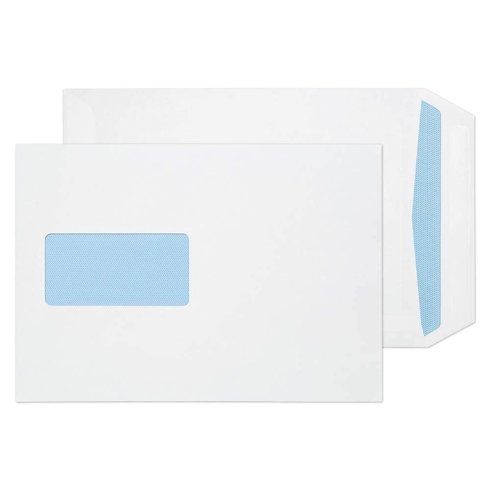 Blake Purely Everyday 16084 Versandtasche selbstklebend Mit Fenster Weiss C5 229 x 162 mm - 100g/m²