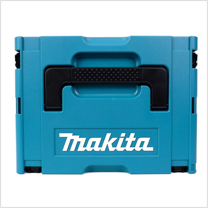 Makita MAKPAC 2 Systemkoffer - mit Einlage für BGA/DGA 452 Mittel Schwarz,blau, Mittel Schwarz,blau